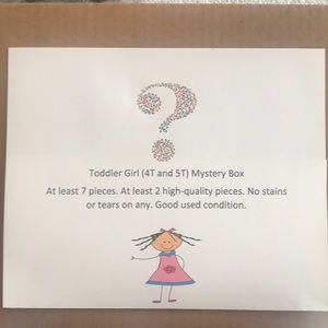 Toddler Mystery Box 4T and 5T mix